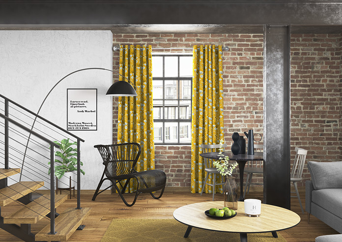 Bergen, Ochre - Made to Measure Curtains - Image 5